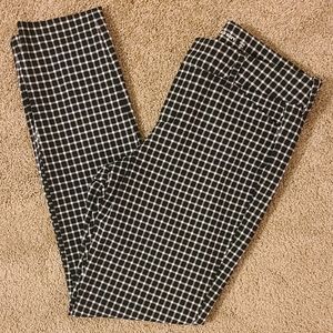 Old Navy Pixie Ankle Checked Pants Size 2